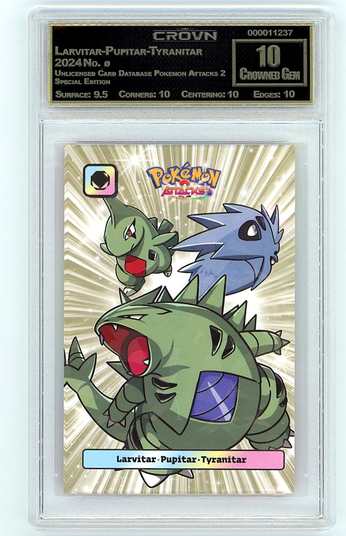 Larvitar-Pupitar-Tyranitar