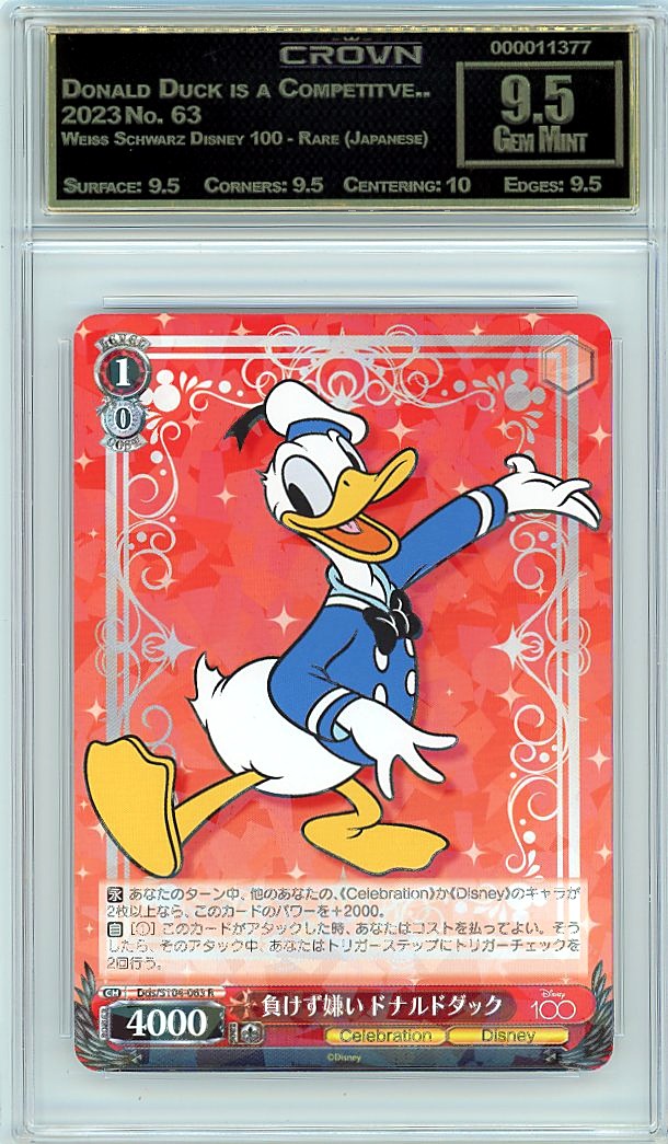 Donald Duck is a Competitve..