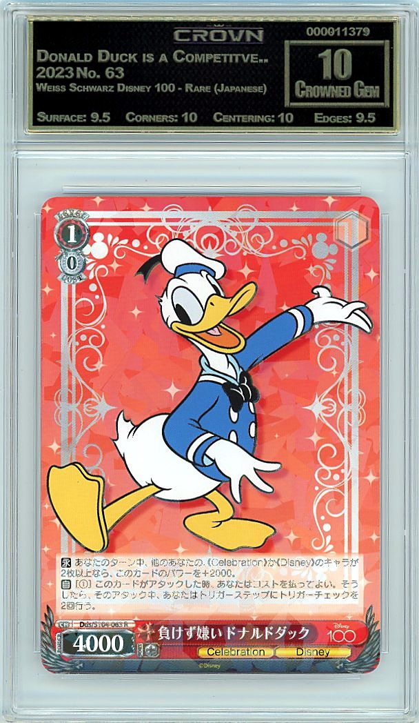 Donald Duck is a Competitve..