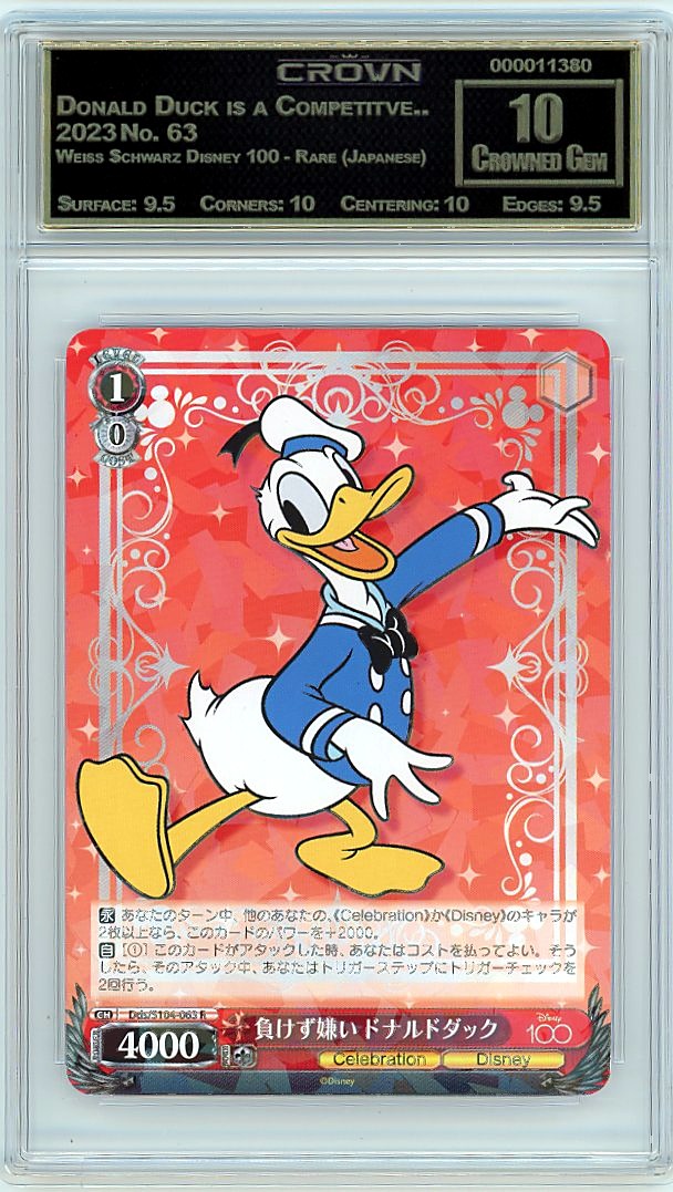 Donald Duck is a Competitve..