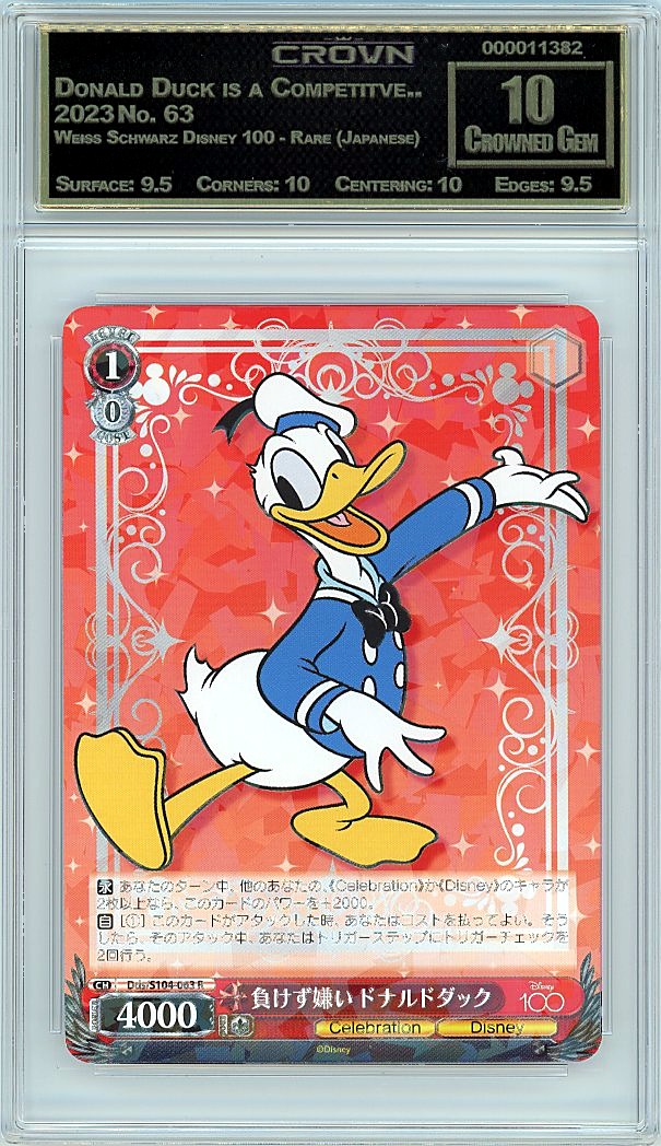 Donald Duck is a Competitve..