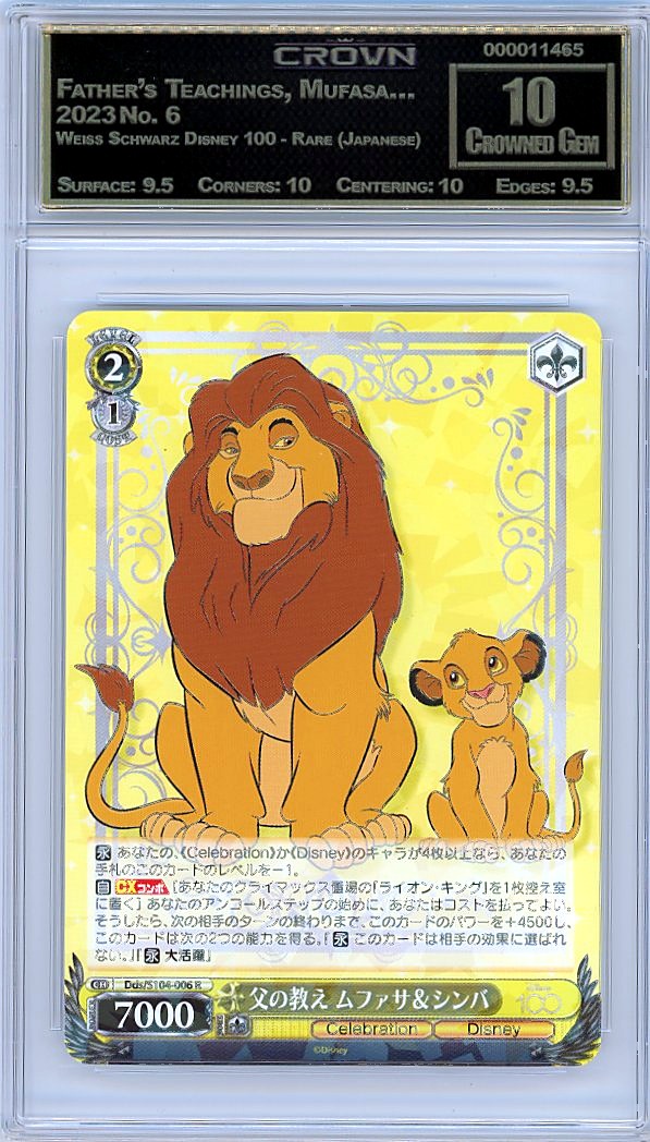 Father's Teachings, Mufasa…
