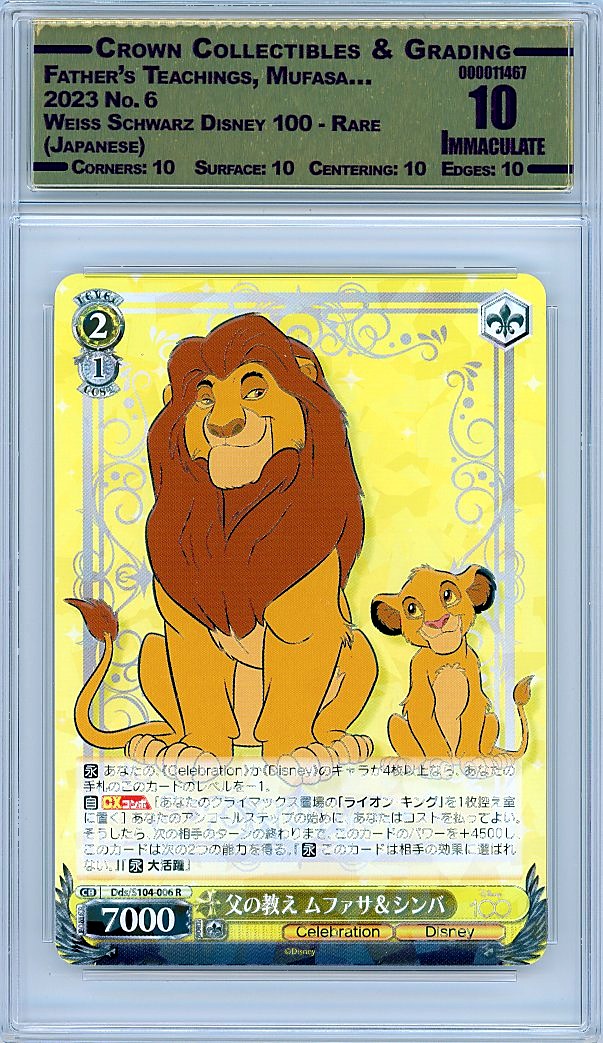 Father's Teachings, Mufasa…
