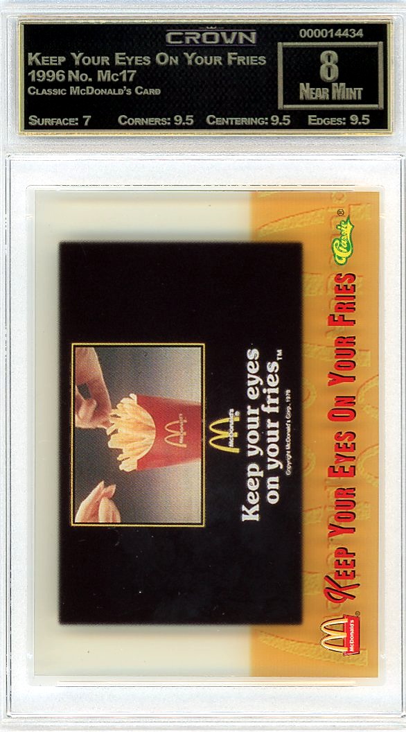 Keep Your Eyes On Your Fries