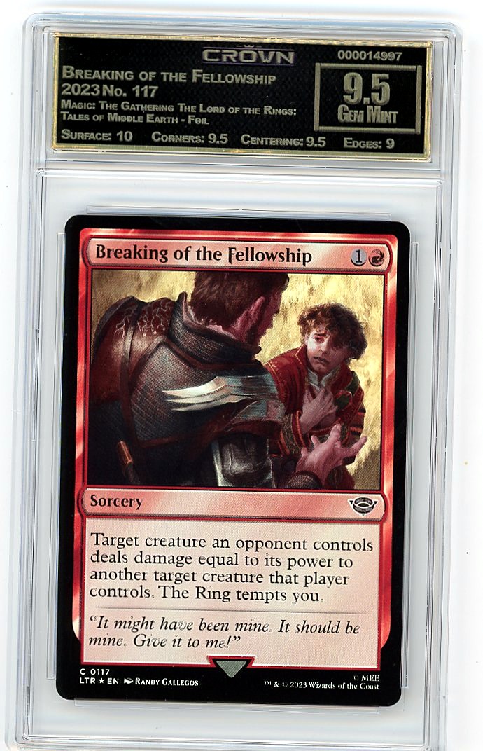 Breaking of the Fellowship