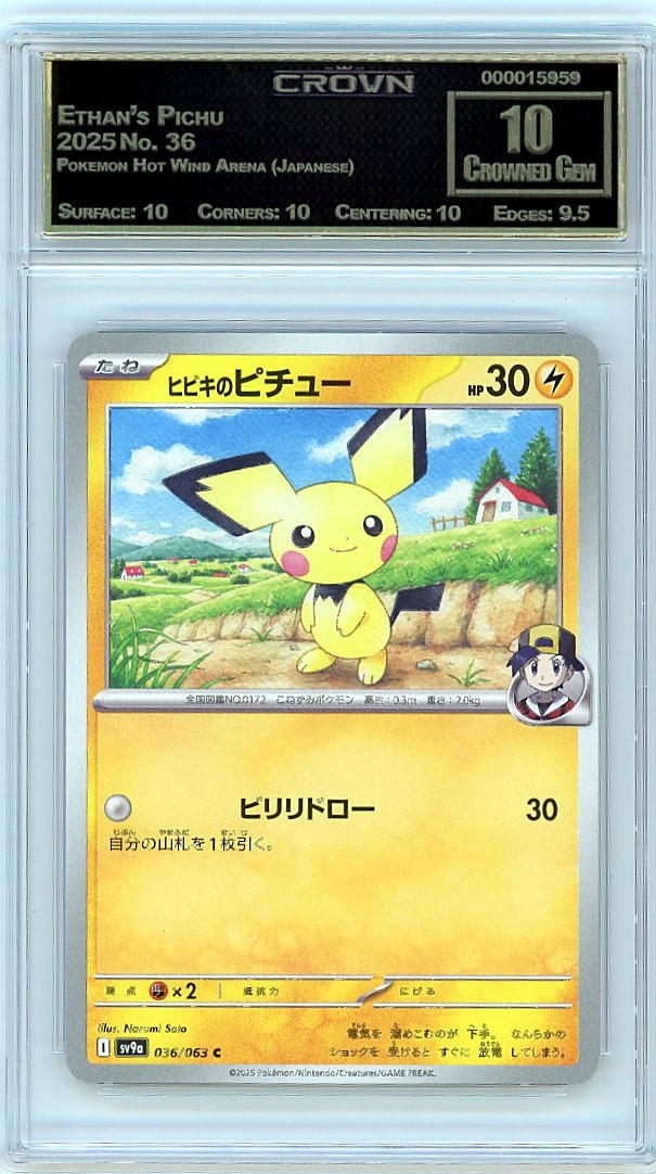 Ethan's Pichu