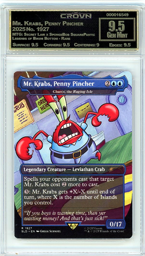 Mr. Krabs, Penny Pincher