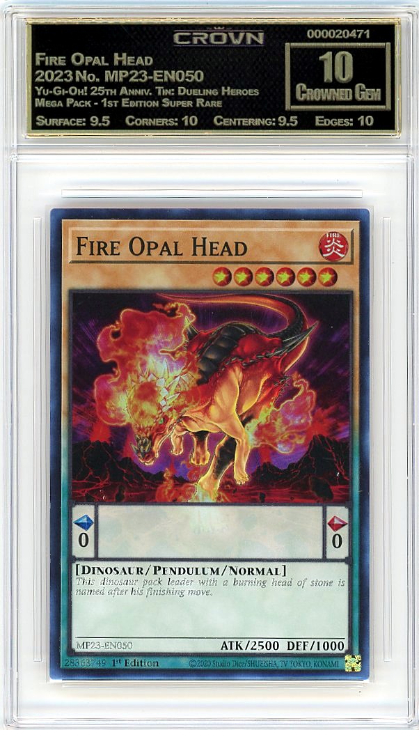Fire Opal Head