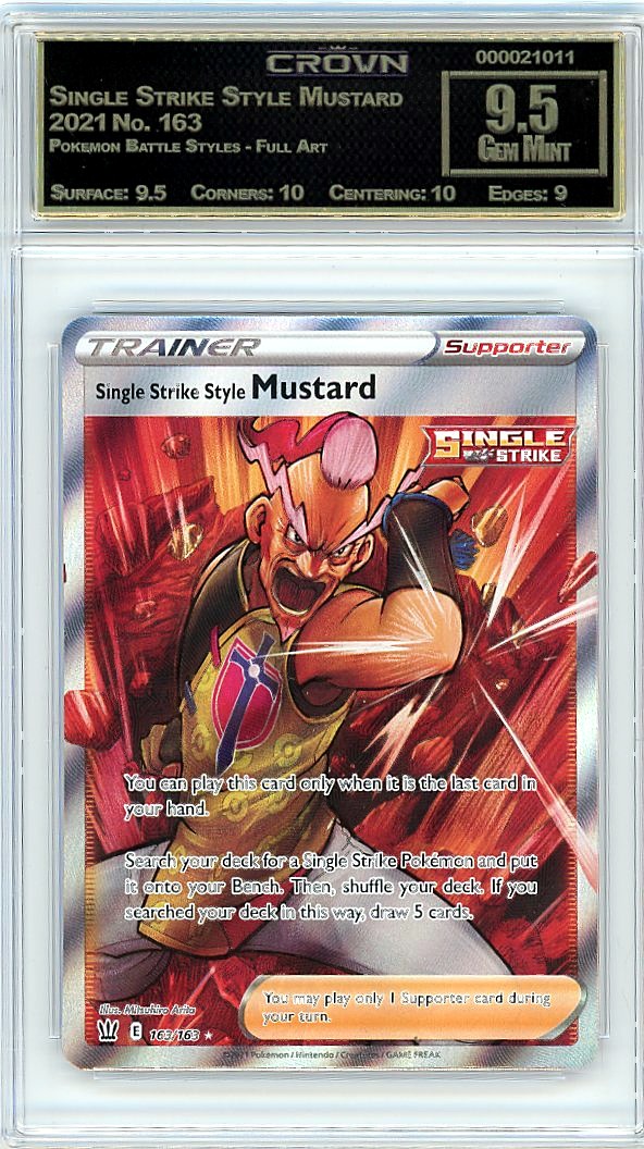 Single Strike Style Mustard