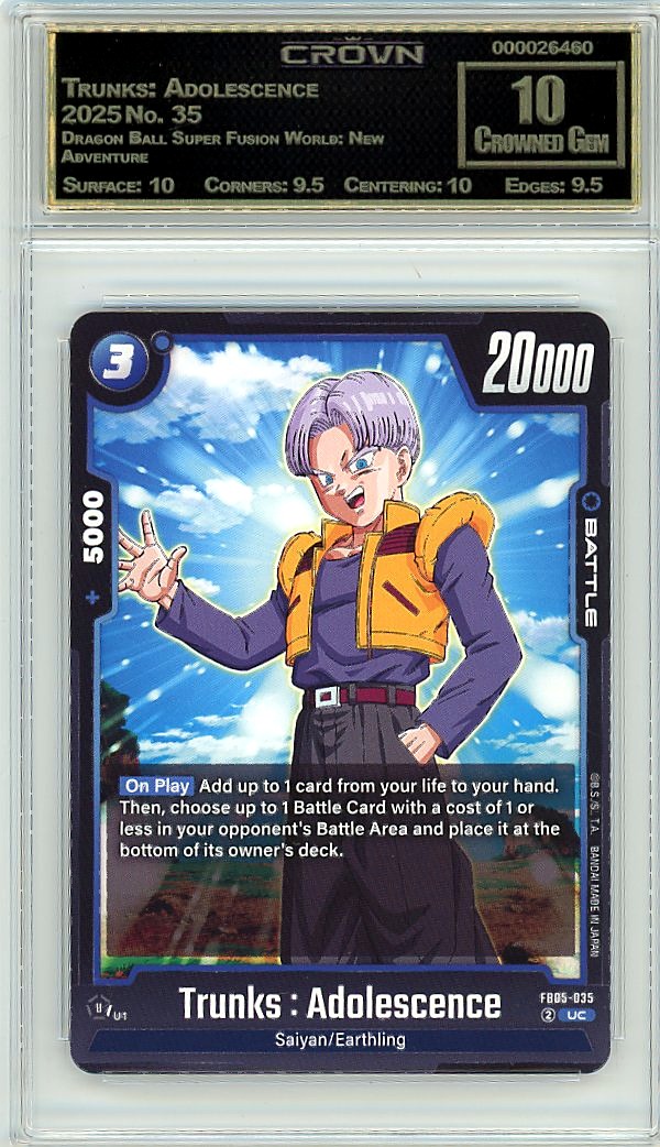 Trunks: Adolescence