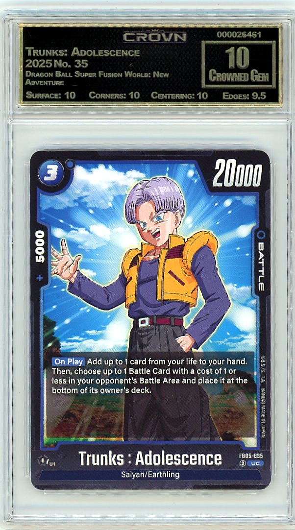 Trunks: Adolescence