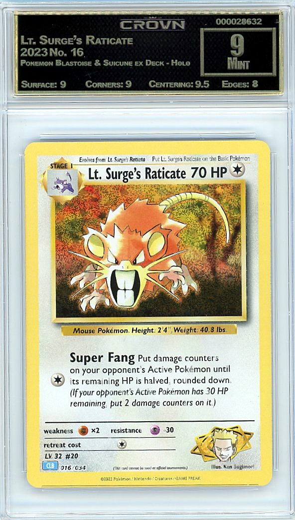 Lt. Surge's Raticate