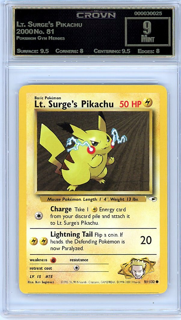 Lt. Surge's Pikachu