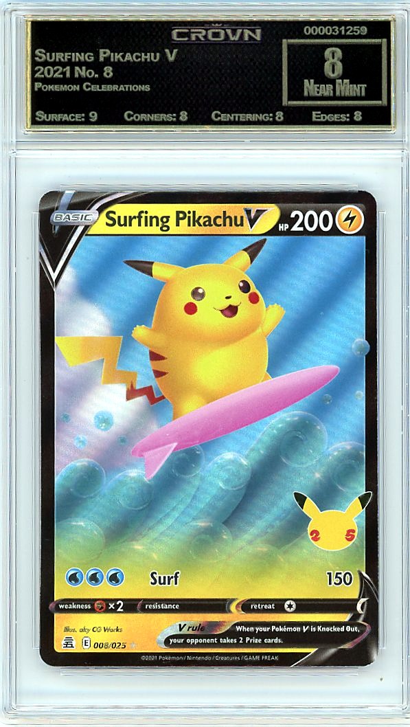 Surfing Pikachu V