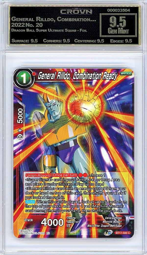 General Rilldo, Combination…