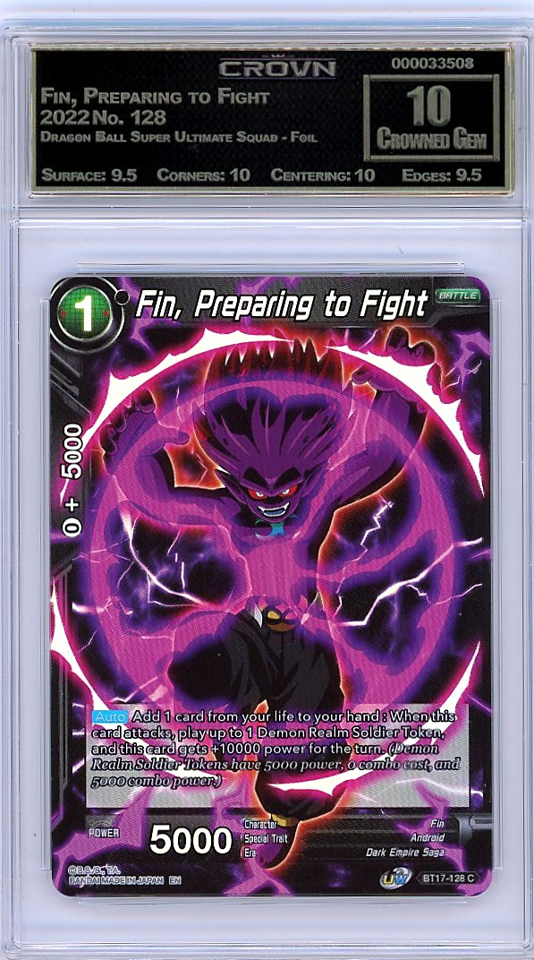 Fin, Preparing to Fight