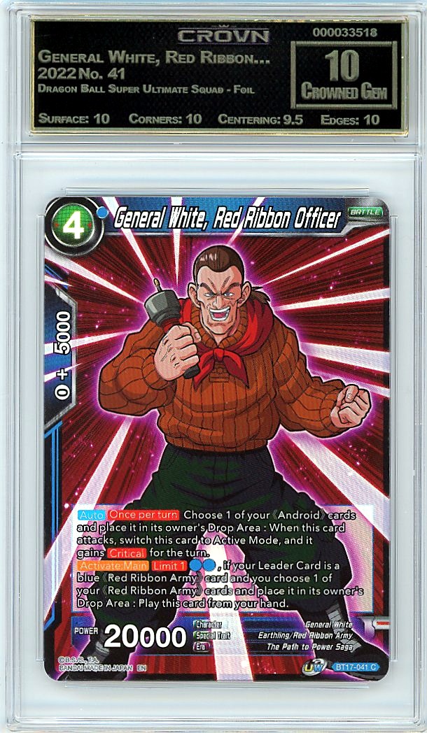 General White, Red Ribbon…