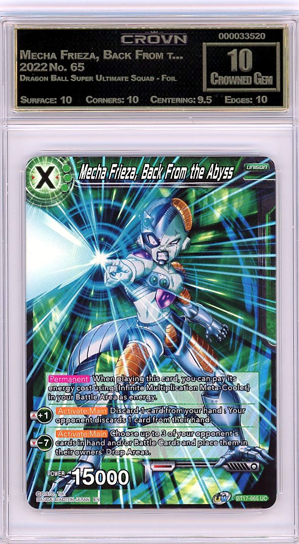 Mecha Frieza, Back From t...