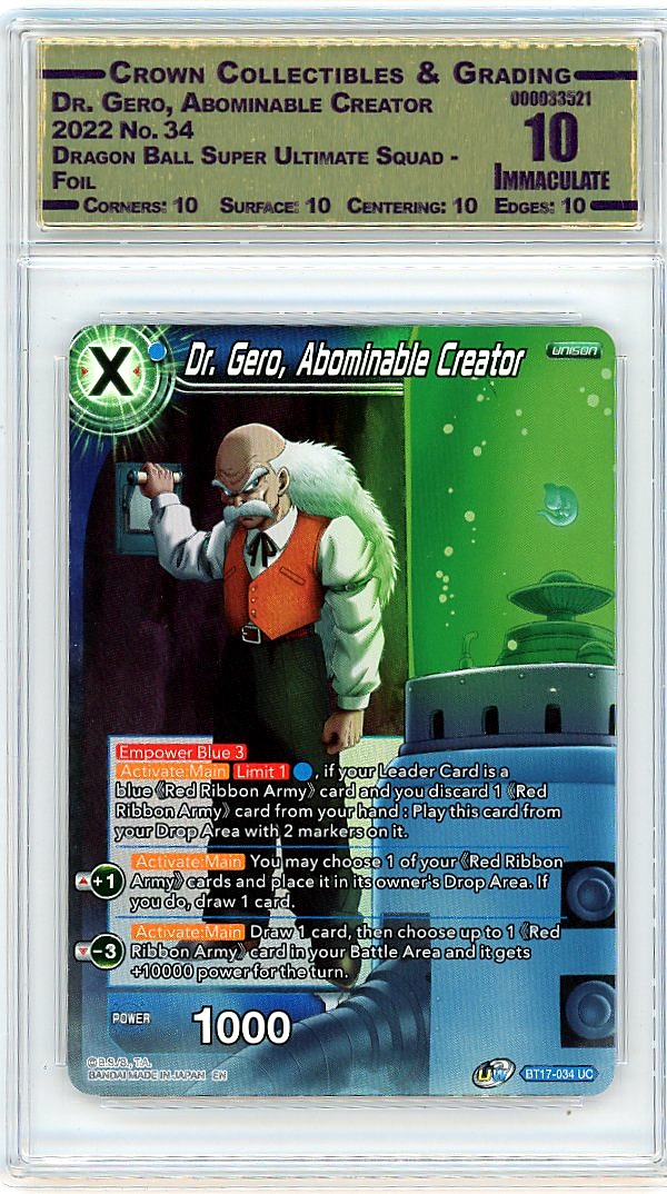 Dr. Gero, Abominable Creator
