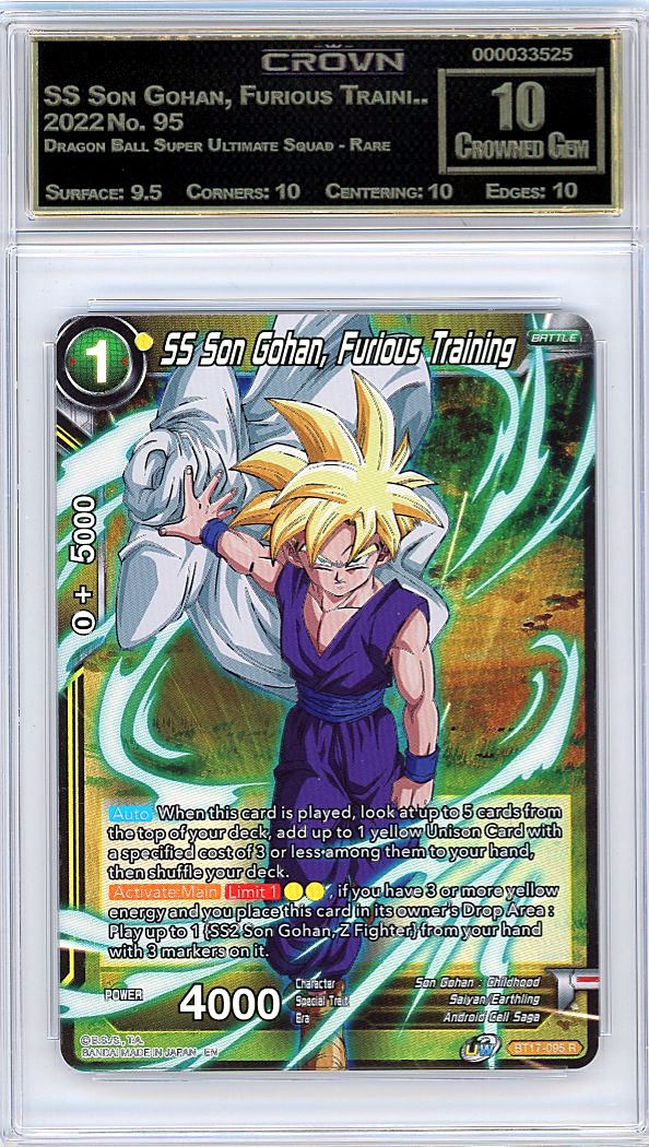 SS Son Gohan, Furious Traini..