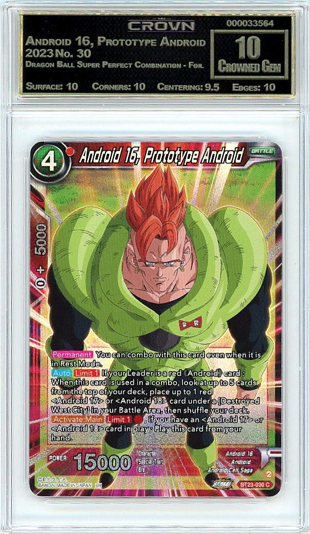 Android 16, Prototype Android