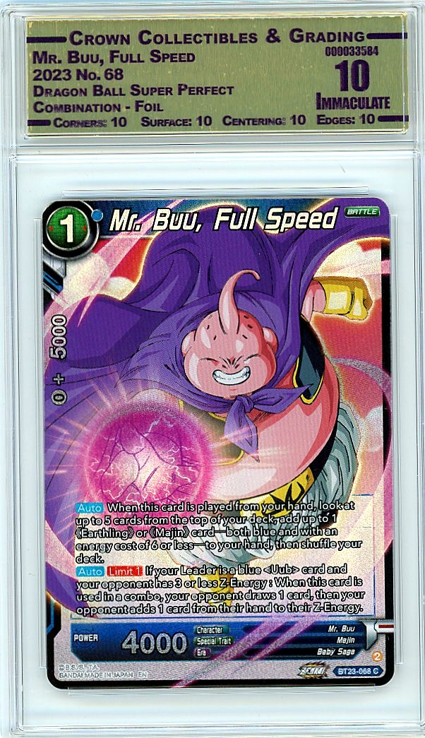 Mr. Buu, Full Speed