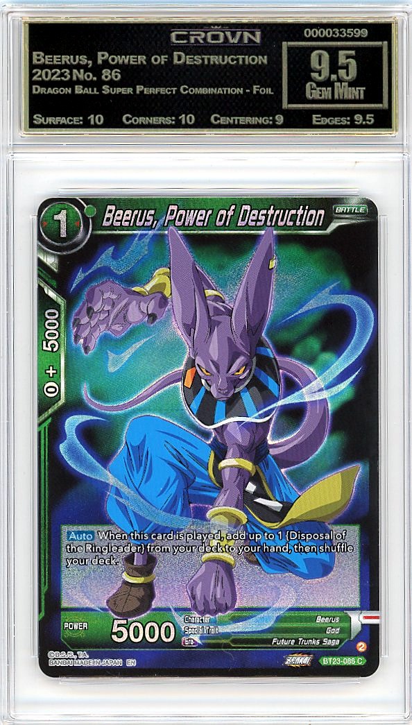 Beerus, Power of Destruction
