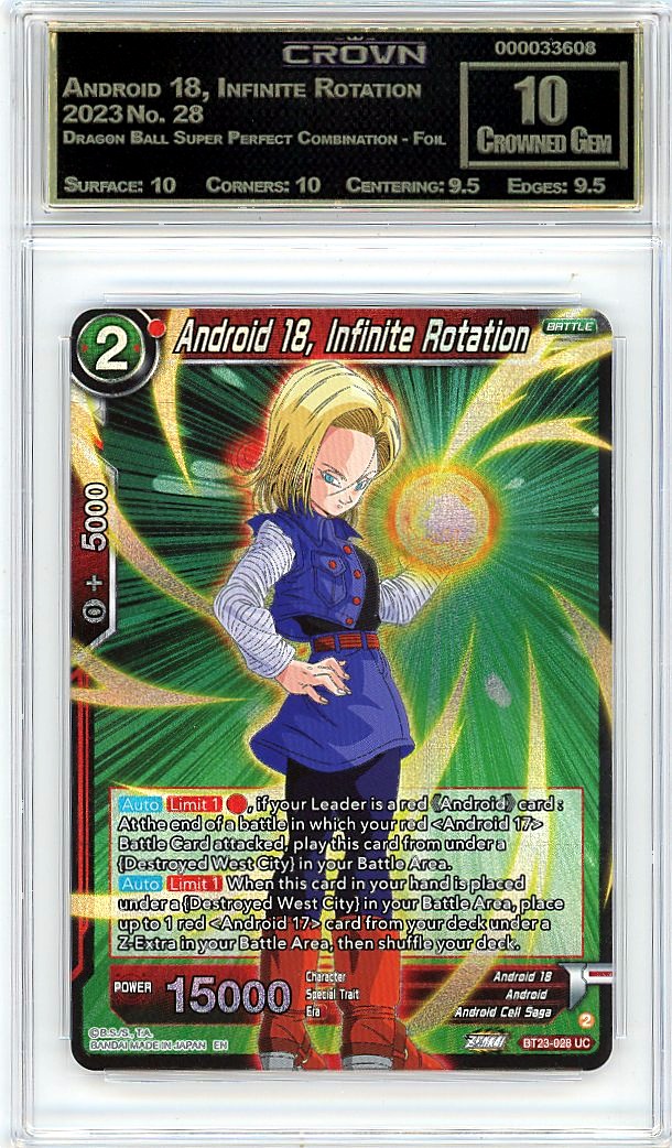 Android 18, Infinite Rotation