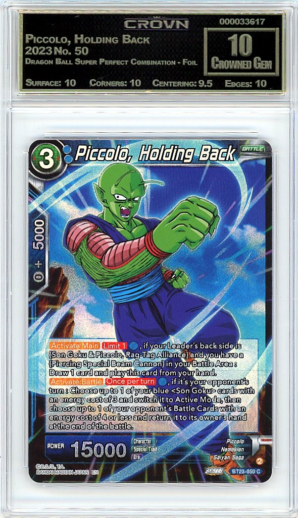 Piccolo, Holding Back