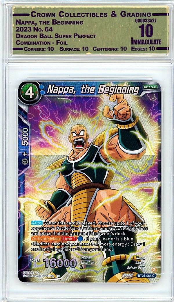 Nappa, the Beginning