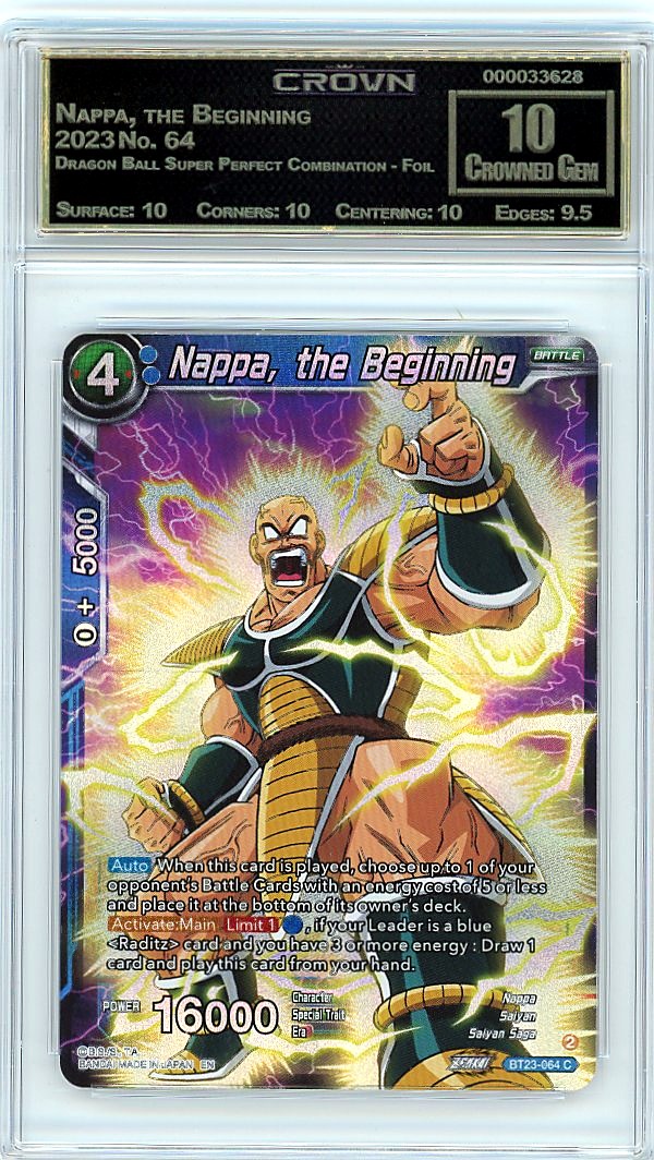 Nappa, the Beginning