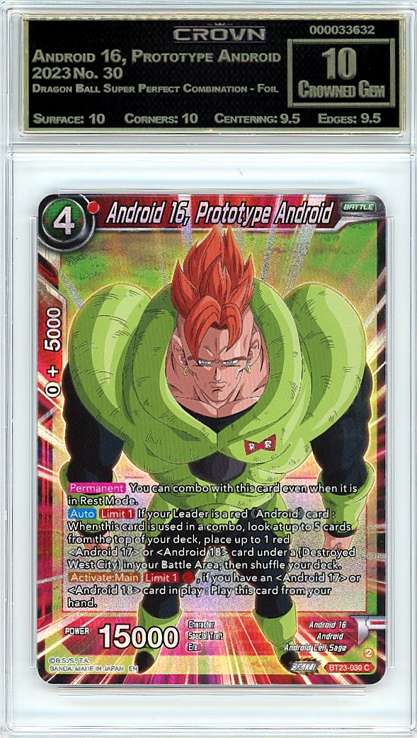 Android 16, Prototype Android