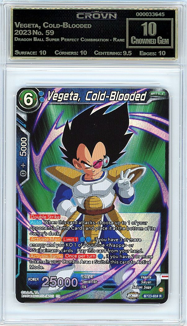 Vegeta, Cold-Blooded
