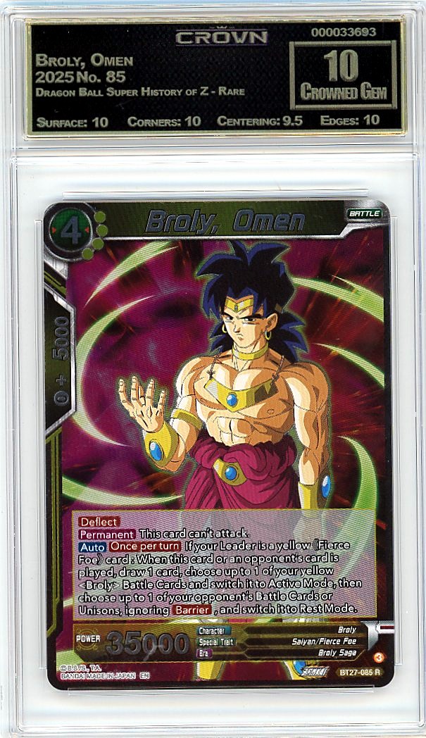 Broly, Omen