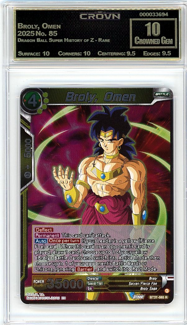 Broly, Omen
