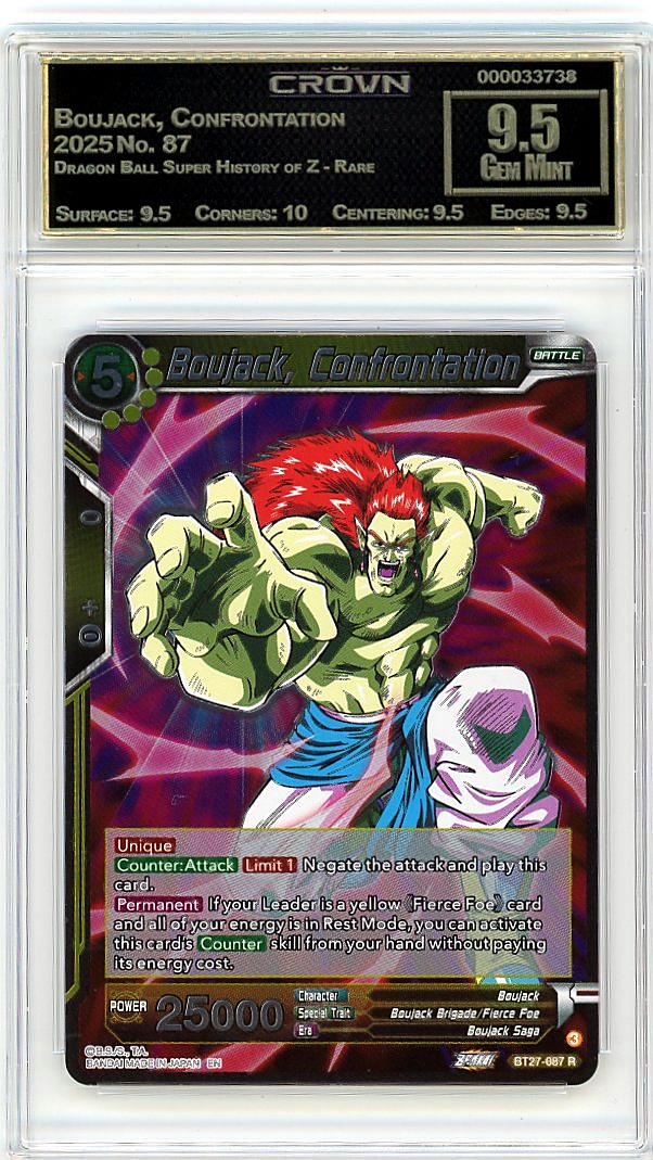 Boujack, Confrontation