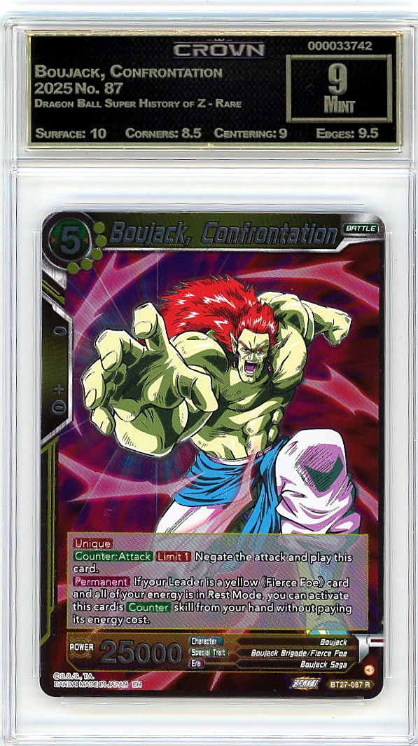Boujack, Confrontation