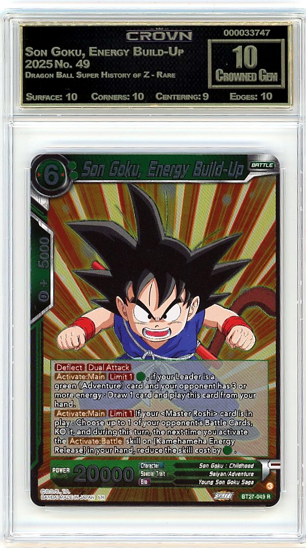 Son Goku, Energy Build-Up