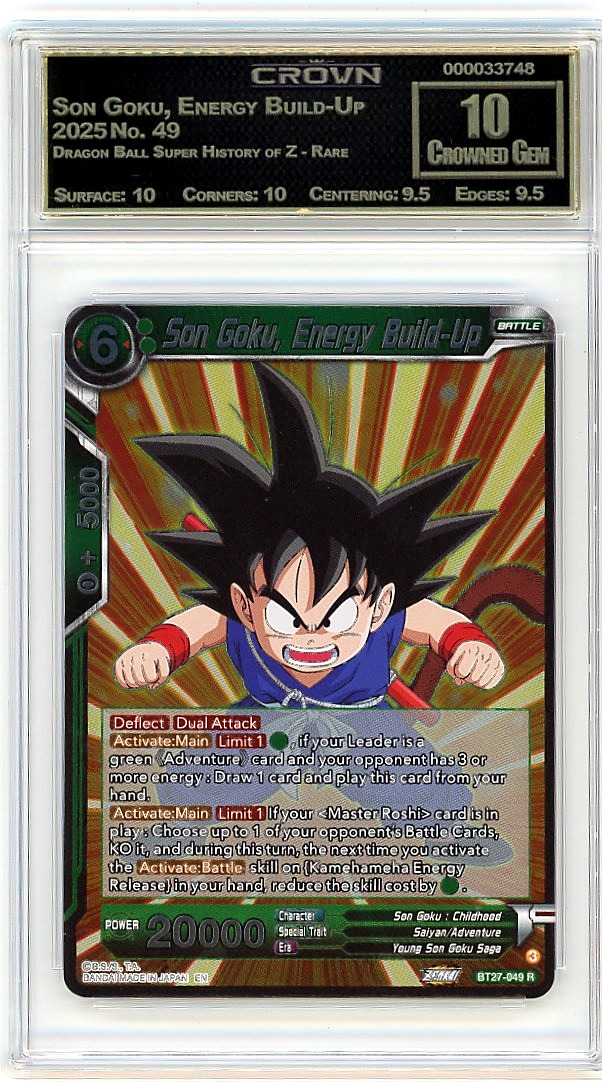 Son Goku, Energy Build-Up