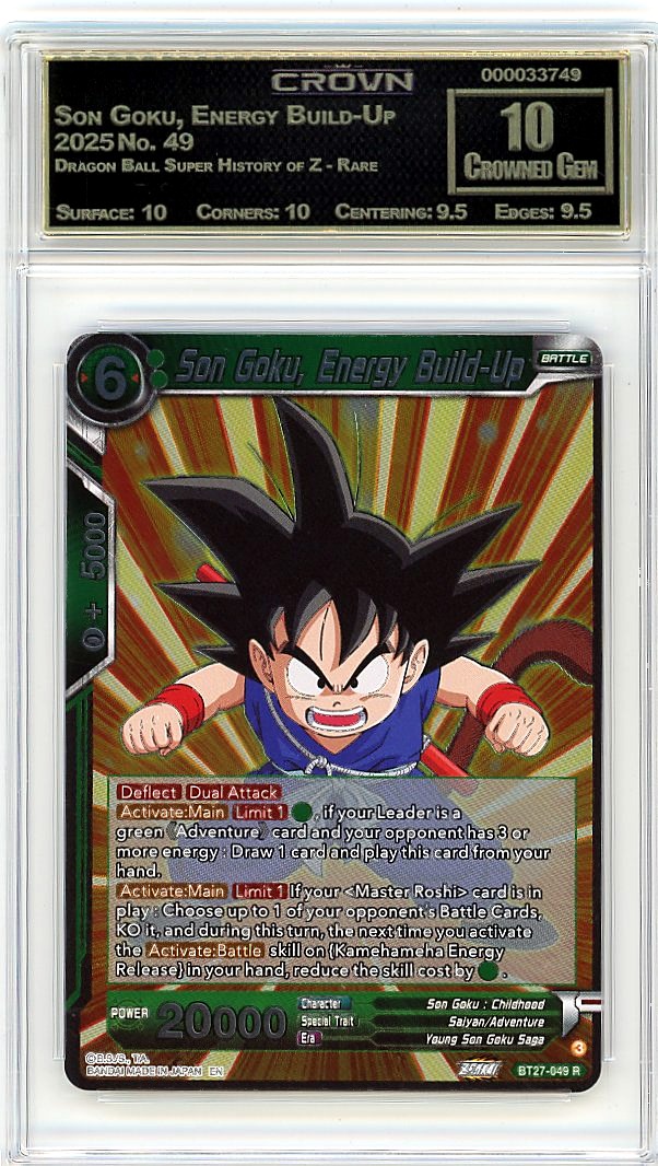 Son Goku, Energy Build-Up