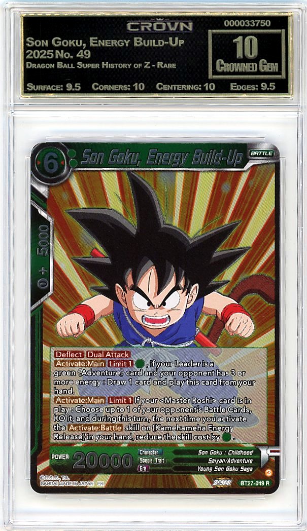 Son Goku, Energy Build-Up
