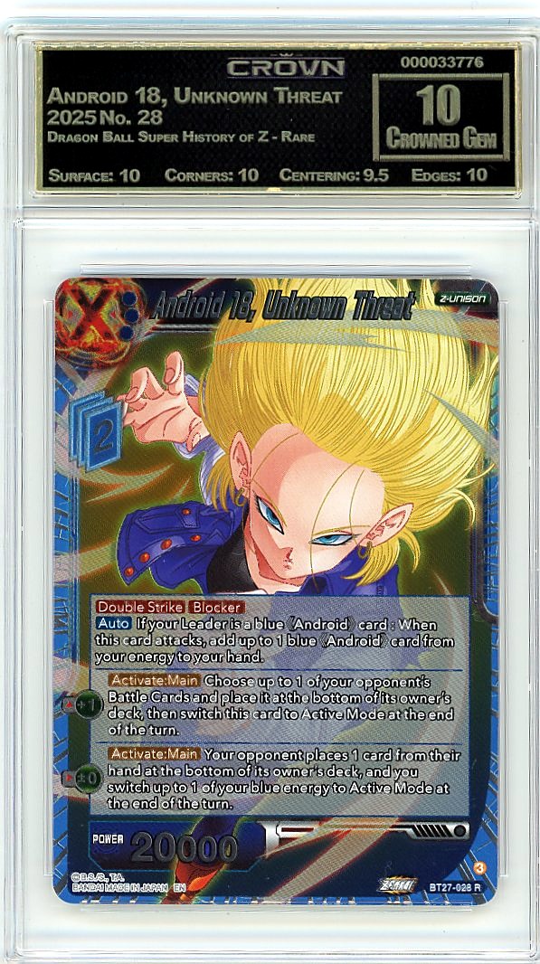 Android 18, Unknown Threat