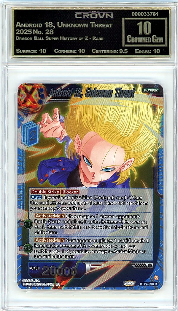 Android 18, Unknown Threat