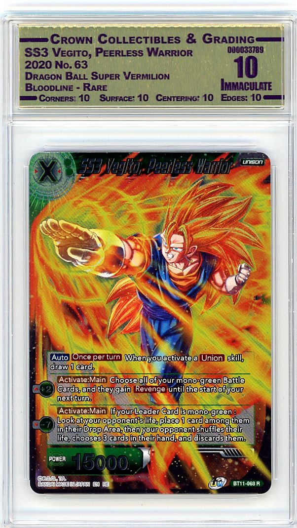 SS3 Vegito, Peerless Warrior