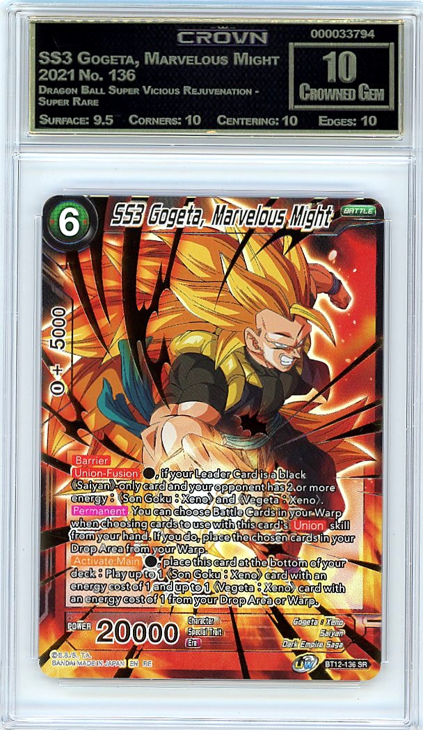SS3 Gogeta, Marvelous Might