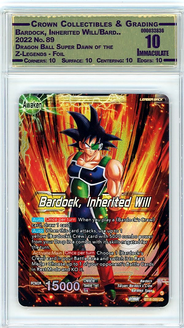 Bardock, Inherited Will/Bard..