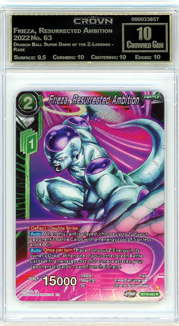 Frieza, Resurrected Ambition