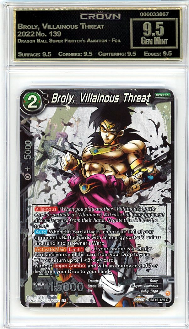 Broly, Villainous Threat