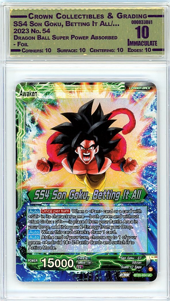 SS4 Son Goku, Betting It All/…