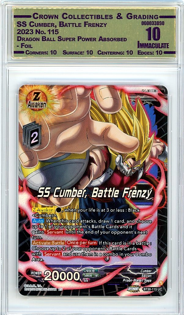 SS Cumber, Battle Frenzy